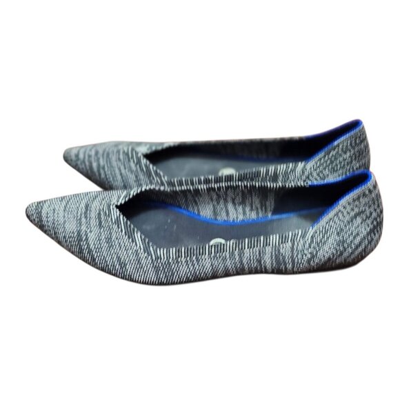 Rothys The Point Ballet Flats Womens Size 10 W Shoes Granite Heather Slip - Picture 7 of 12